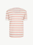 Fabrika Kahverengi Erkek Relaxed Çizgili T-Shirt F6SM-TST 2100