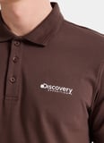 Discovery Expedition D6SM-TST3800 Kahve Erkek Polo T-Shirt