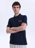 Discovery Expedition D6SM-TST3800 Lacivert Regular Fit Düz Erkek Polo T-Shirt