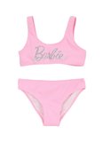 Barbie Pembe Kız Çocuk Baskılı Bikini Takım BRB5SG-BKİ6008
