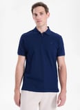 Mustang Lacivert Erkek Relaxed Baskılı Polo T-Shirt M5SM-TST1324
