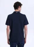 Mustang Düz Lacivert Erkek Polo T-Shirt M6SM-TST1579