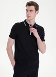 Discovery Expedition D6SM-TST3889 Siyah Erkek Polo T-Shirt