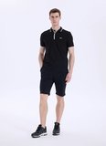 Discovery Expedition D6SM-TST3889 Siyah Erkek Polo T-Shirt