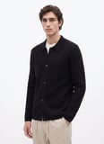 Fabrika Siyah Erkek Slim Fit Hırka F5WM-HRK 2437