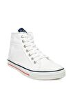 Gap Gp-1018 Houston Mid Günlük Sneakers Beyaz Unisex