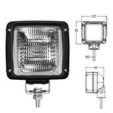 Jcb Kare Çalışma Lambası Kablolu - 838120-K