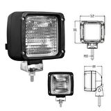 Jcb Kare Çalışma Lambası Kablolu - 838120-K