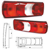 Üniversal Kamyon Dorse Stop Lambası Sol 202001-SKTLH - 202001-SKTLH