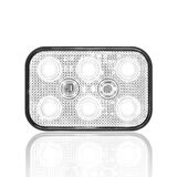 Sanel 24V Universal Kare 6 Led Dış Makan Uyumlu Beyaz SBD24W6