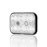 Sanel 24V Universal Kare 6 Led Dış Makan Uyumlu Beyaz SBD24W6