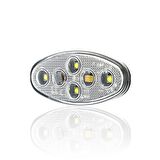 Sanel 12V Universal Elips 6 Led Dış Mekan Uyumlu Beyaz SBE12W6