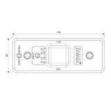 Sanel Side Marker 4 Led Beyaz 10-30V On SML02W