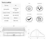 Sanel Power Led İç -Dış Aydınlatma 10V-30V 36*0.5W Siyah SZLB36W