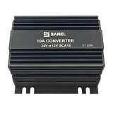 Sanel Konvertör 10 Amper 24V12V Voltaj Düşürücü Radyo Hafızalı SCA10M