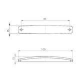 Parmak Lamba 9 Led’li 12V/24V Mavi - 53-M