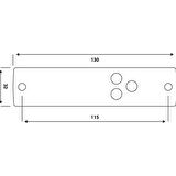 Krone Tip Side Marker Lamba Sarı - 60-S