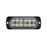 Parmak Lamba Mercekli Cam 12 Led'Li 115Mm 12V-24V Beyaz - FR0278-W