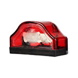 Kobra Plaka Lamba 6 Led'Li 12V-24V Kırmızı - FR0213-R