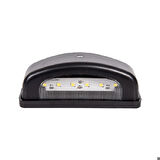 Plaka Lamba 6 Led'Li 12V-24V Siyah - FR0215-BL