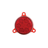 Yuvarlak Stop Lamba 6 Ledli Küçük Kırmızı - FR0311-R