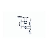 Narva CF 17053 12V 2W 53 Ampul