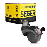 SEGER-60B Salyangoz Korna 12V (Dadat), İnce Ses,Delphi 1541 Soket (Fiat,Ford,Nissan,Opel,Chevrolet)