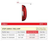 Fiat Doblo Sağ Arka Stop Lambası Duysuz (Dikey Açılan) 2015 > -52044718