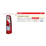 Renault Master IV Duysuz Sol Arka Stop Lambası 2010> -4419378