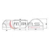 Universal Microstra Ms1 Plakalık Lamba Mavi 710403