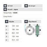 NURSAN 150112 Statör 12V 65A Mitsubishi  L-300 Panel  L-200 Pickup Y.M 98 - 99