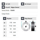 NURSAN 160312 Statör 12V 65A Tip Fiat Doblo Statör