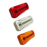 Universal Neon Led 2 Fonksiyonlu Yan Lamba 12-24V Uyumlu Sarı