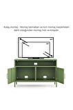 Pera Tv Ünitesi, Tv Dolabı,2 Kapaklı, Açık Raflı 100,50 x 40 x 64,50 cm