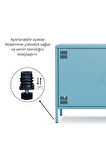 Pera Tv Ünitesi, Tv Dolabı,2 Kapaklı Dolap 100,50 x 40 x 64,50 cm - 9 Renk Seçeneği Bulunmaktadır
