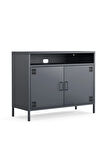 Pera Tv Ünitesi, Tv Dolabı,2 Kapaklı, Açık Raflı 100,50 x 40 x 79,50 cm