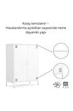 Pera Metal Dolap 2 Kapılı 80,50 x 40 x 109,50 cm - 9 Renk Seçeneği Bulunmaktadır