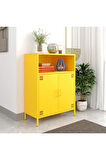 Pera Metal Dolap 2 Kapılı, Açık Raflı 80,50 x 40 x 109,50 cm -