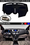Ford Tourneo Connect 2012-2020 Torpido Koruma Halısı Siyah Kenar Renk Siyah