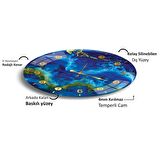 Mermer Desen Cam Saat - 60 cm