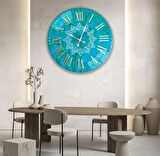 Vintage Cam Saat - 40 cm