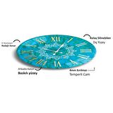 Vintage Cam Saat - 40 cm