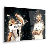 Karim Benzema Cam Tablo