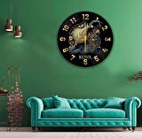 Kova Burcu Cam Saat - 60 cm