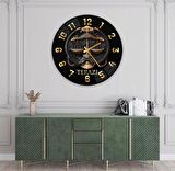 Terazi Burcu Cam Saat - 60 cm