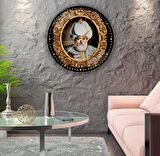 Kanuni Sultan Süleyman Cam Saat - 60 cm