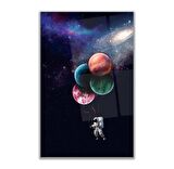 Uzay Boşluğu Cam Tablo