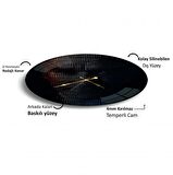 Atatürk Cam Saat - 40 cm