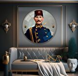 Atatürk Cam Saat - 40 cm