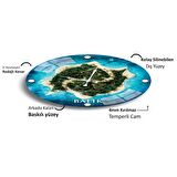 Balık Cam Saat - 40 cm